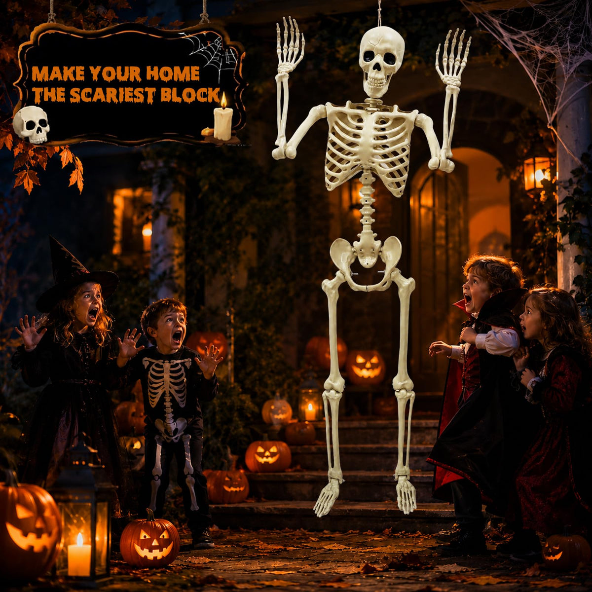 Life Size Skeleton M7516