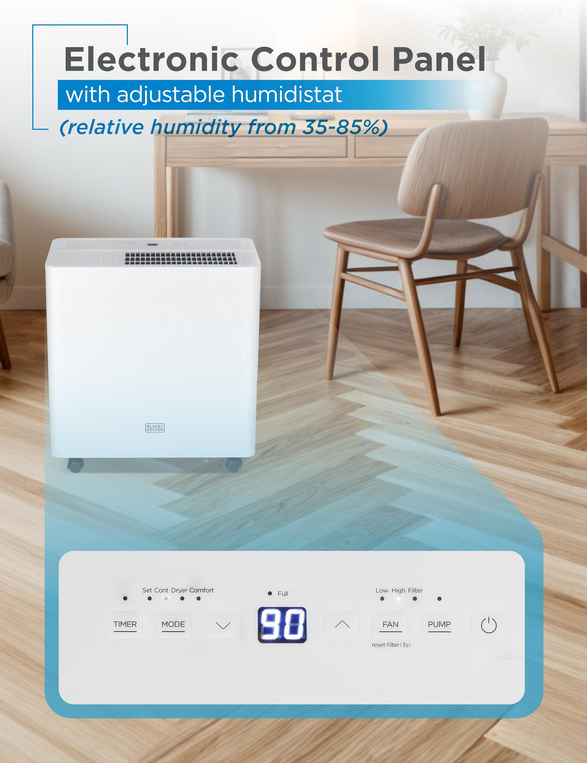 50-Pint Portable Dehumidifier S6161