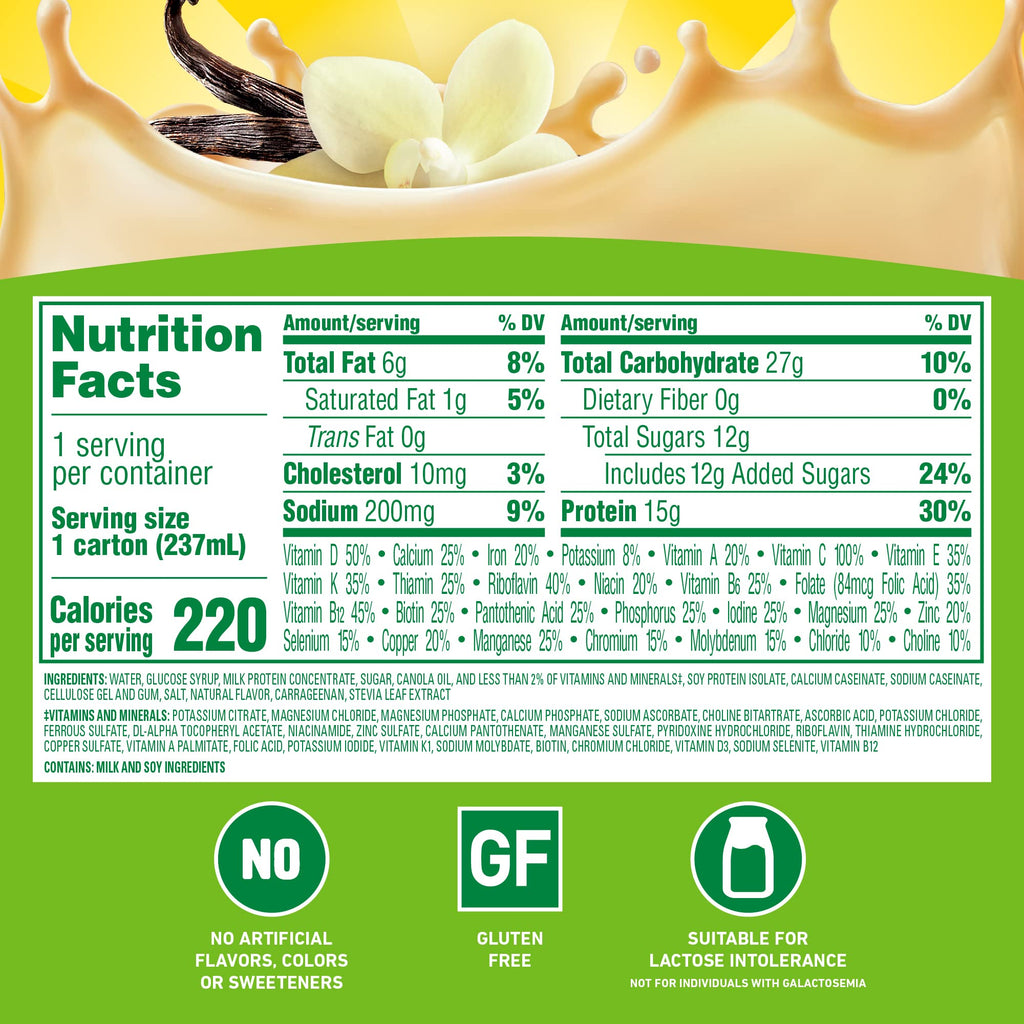 Vanilla High Protein Ready-to-Drink 24 pk E6223