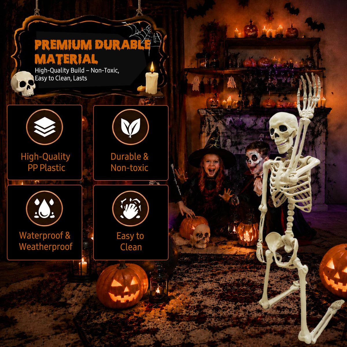 Life Size Skeleton M7516