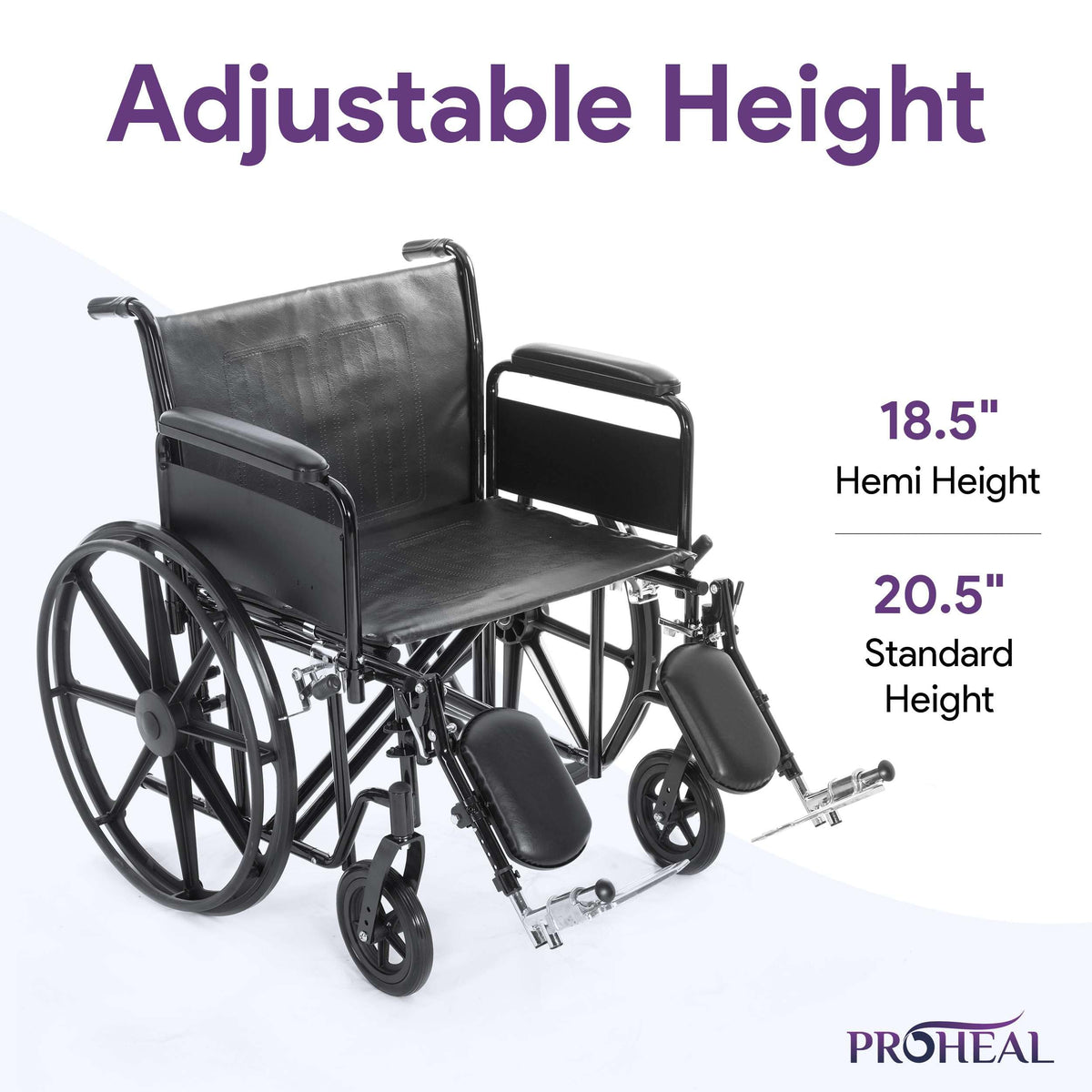24" Heavy Duty Bariatric Wheelchair L16640