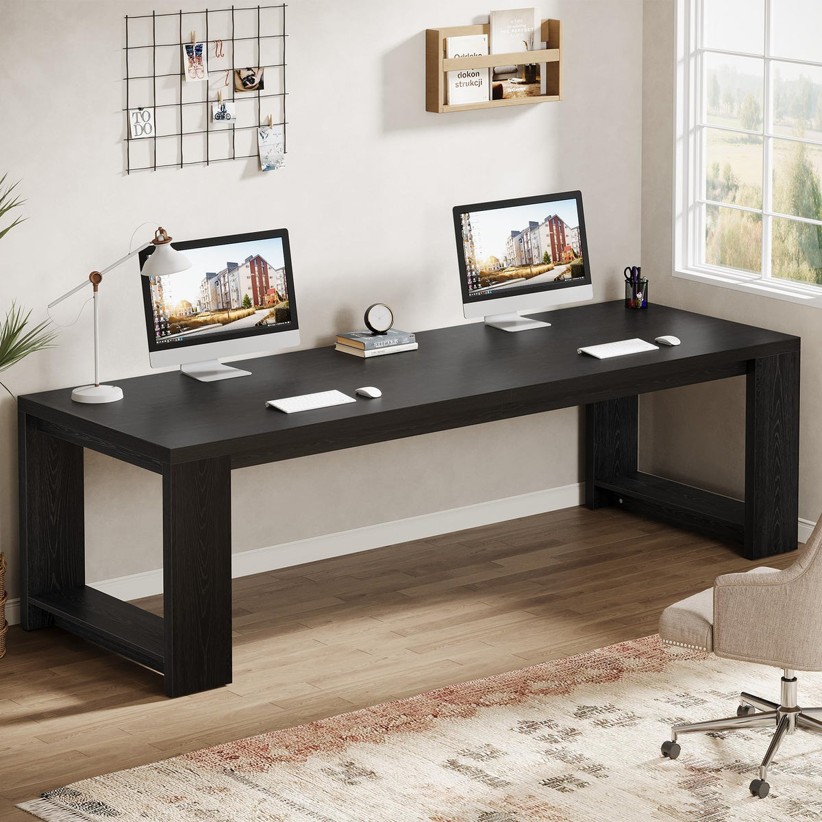86.6-Inch Two Person Desk B58365