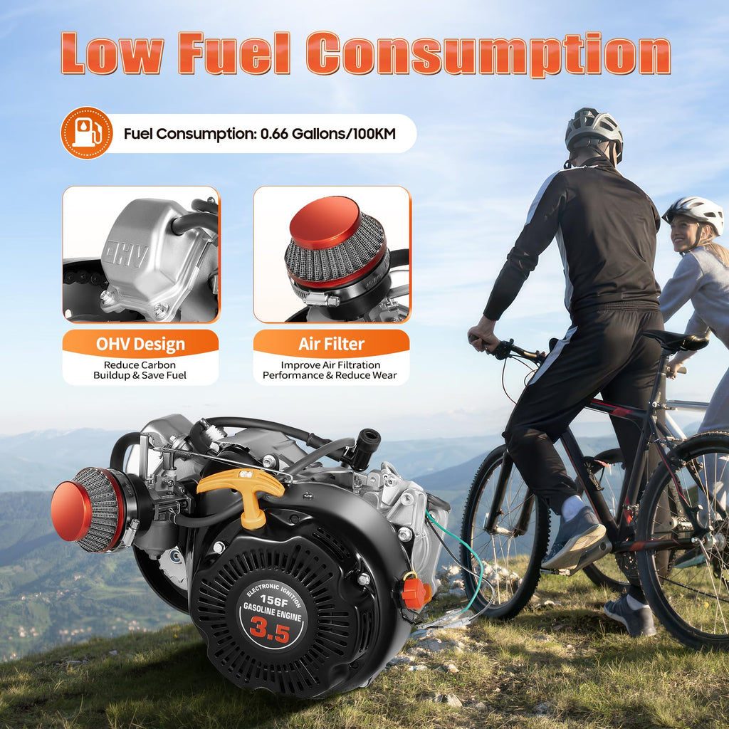 100CC 4 Stroke Bicycle Engine Kit with Chain Drive F715