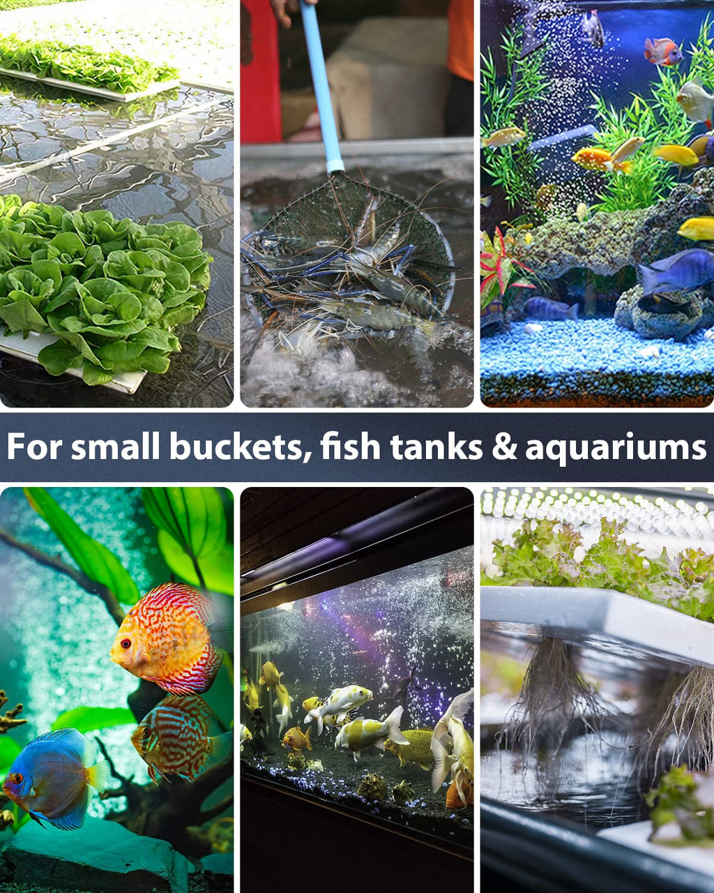 4 Inch Aquarium Air Stone Bar Bubbler, 4 Pack J367325