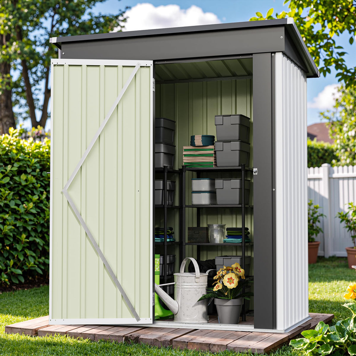 5x3 FT Outdoor Storage Shed T2894