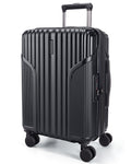 Carry On Luggage with Wheels, Black N8034