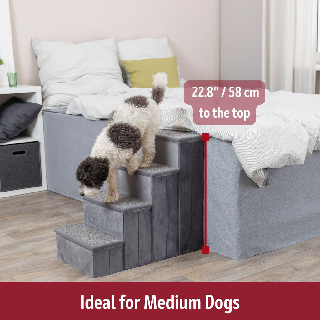 4-Step Velour Pet Stairs Y312962