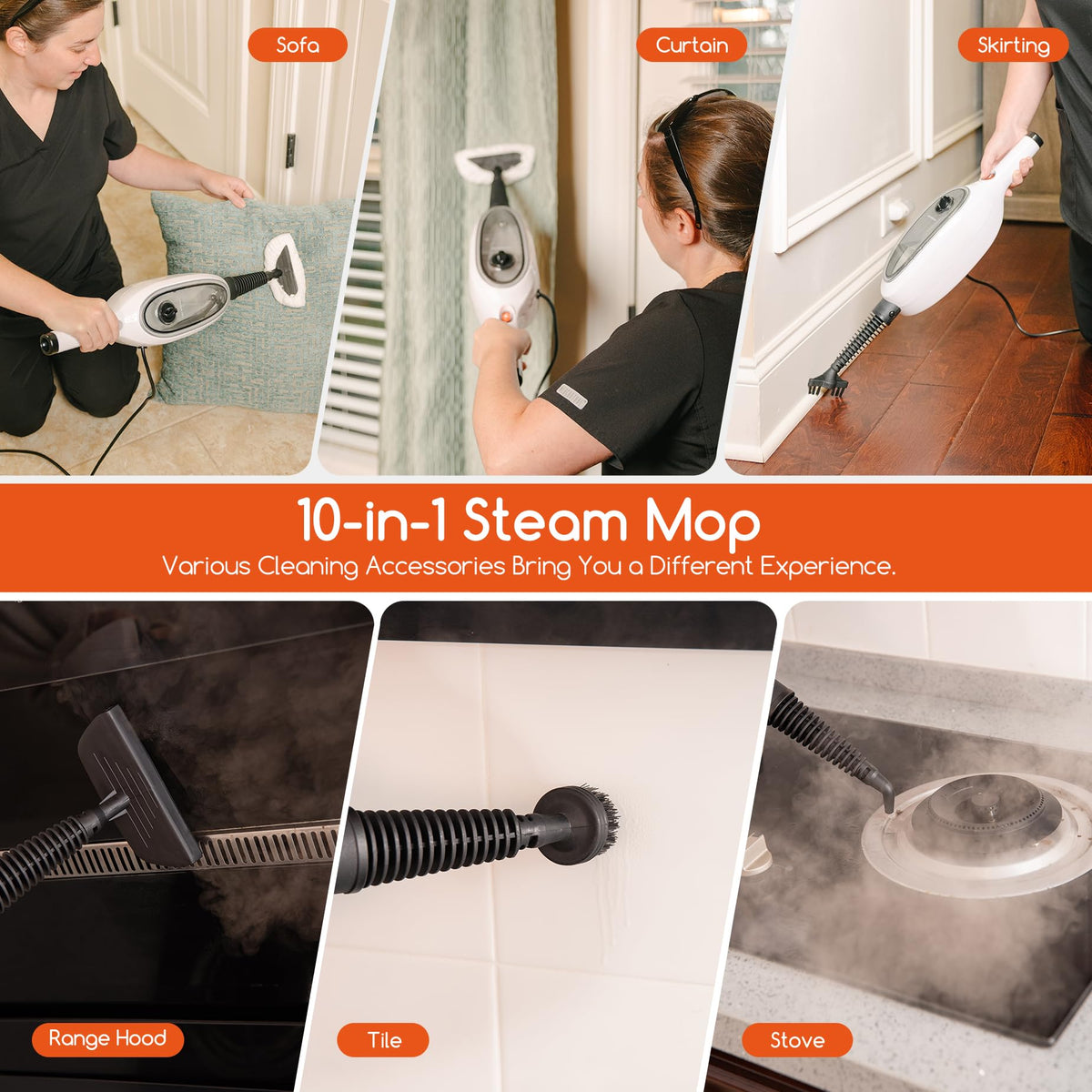 10-in-1 Steam Mop Q9244
