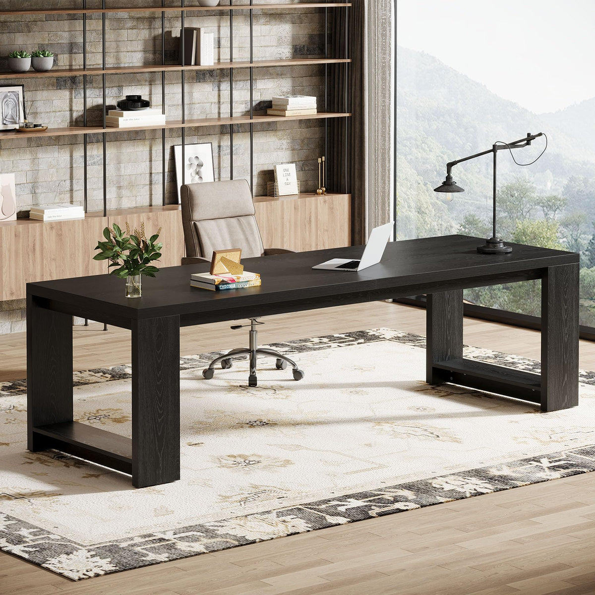 86.6-Inch Two Person Desk B58365