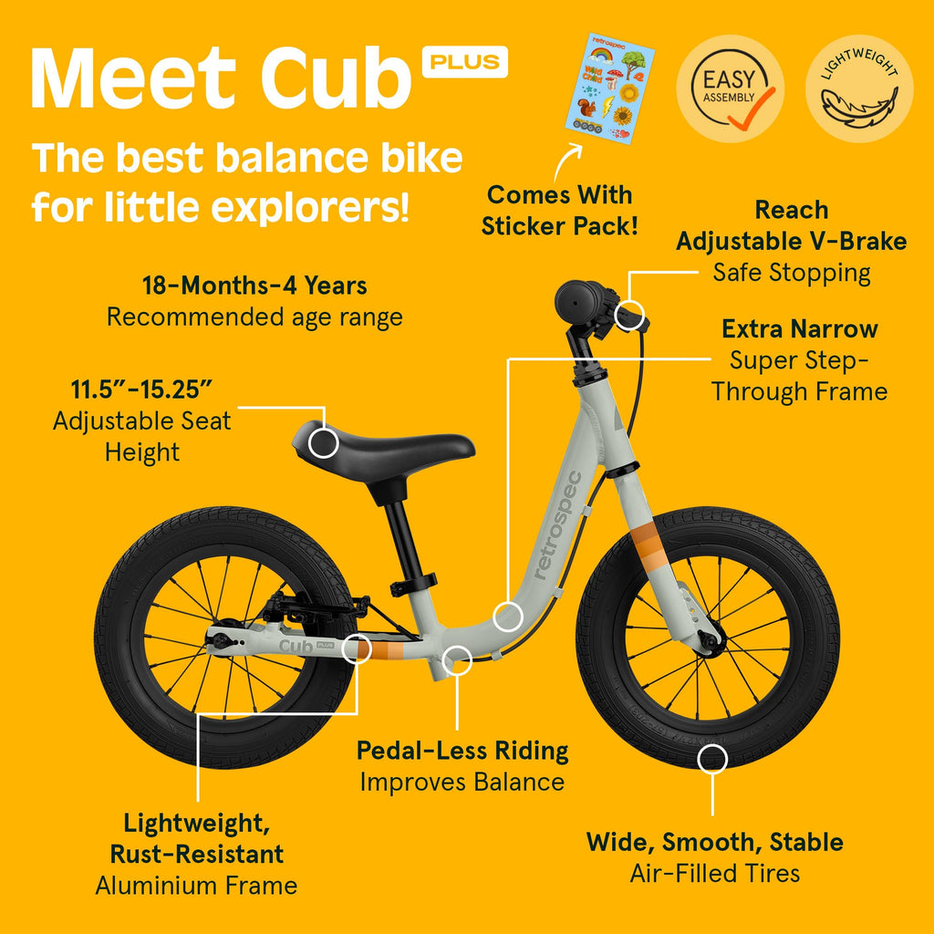 Toddler Balance Bike with Adjustable V-Brake C61172