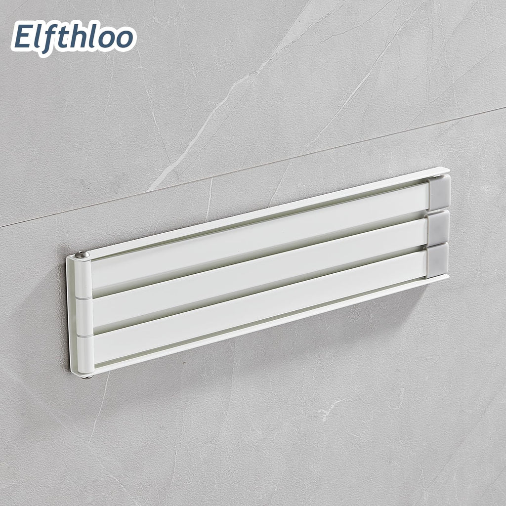 Swivel Kitchen Towel Rack 3-Arm White V980