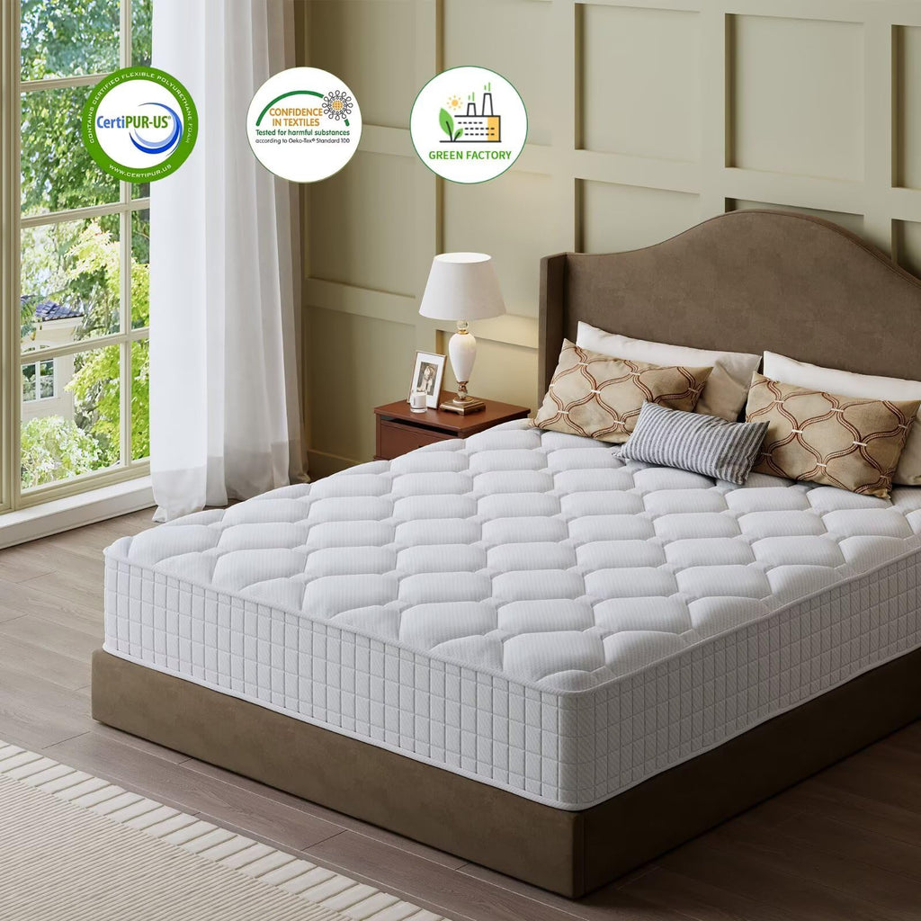 14 Inch Full Size Hybrid Memory Foam Mattress Z220