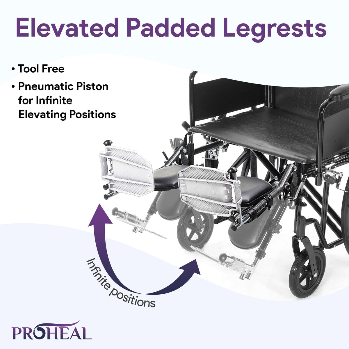 24" Heavy Duty Bariatric Wheelchair L16640