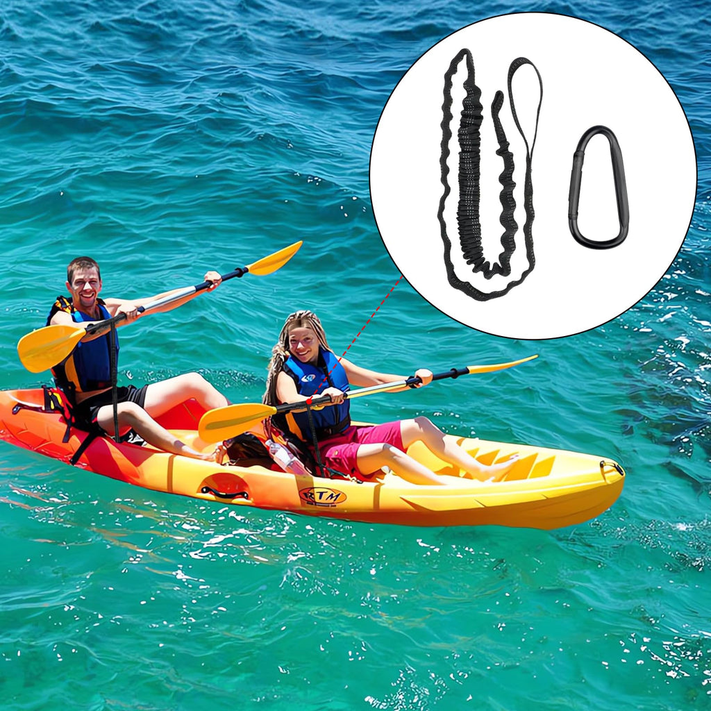 2PCS Kayak Paddle Holder with Leashes & Locking Kits X59119