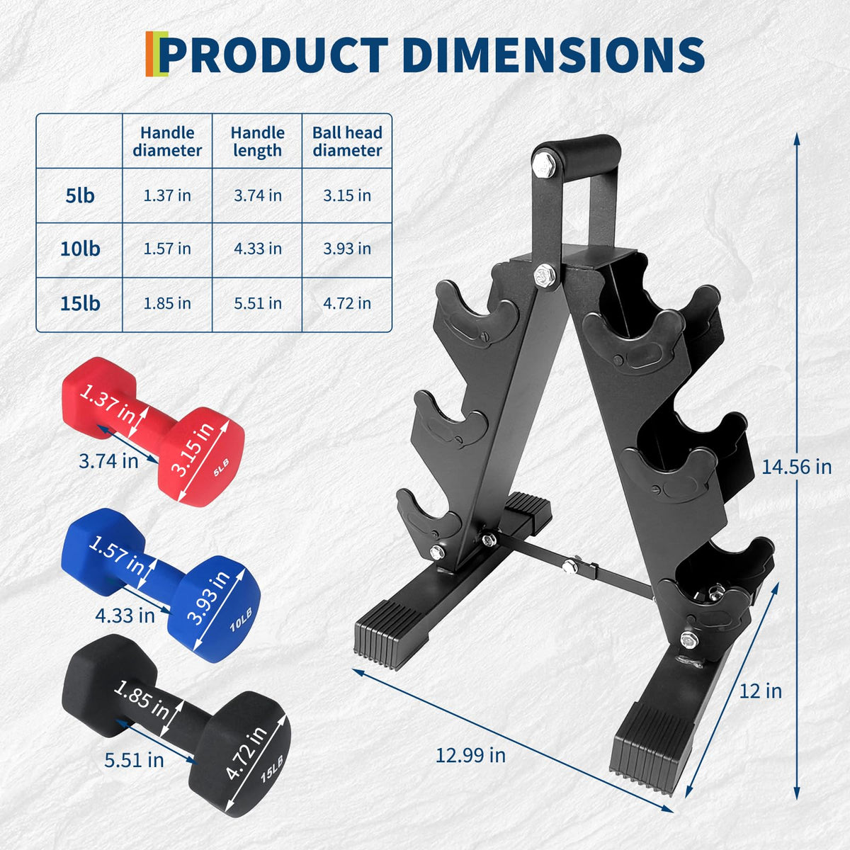 Neoprene Dumbbell Set T502069