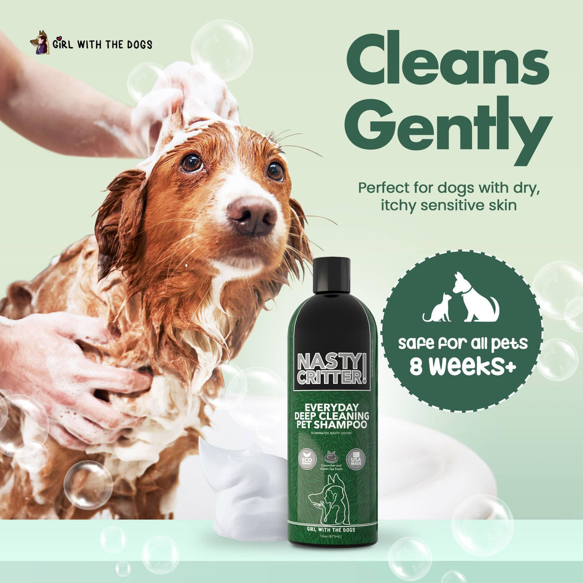 Deep Cleaning Dog & Cat Shampoo V198