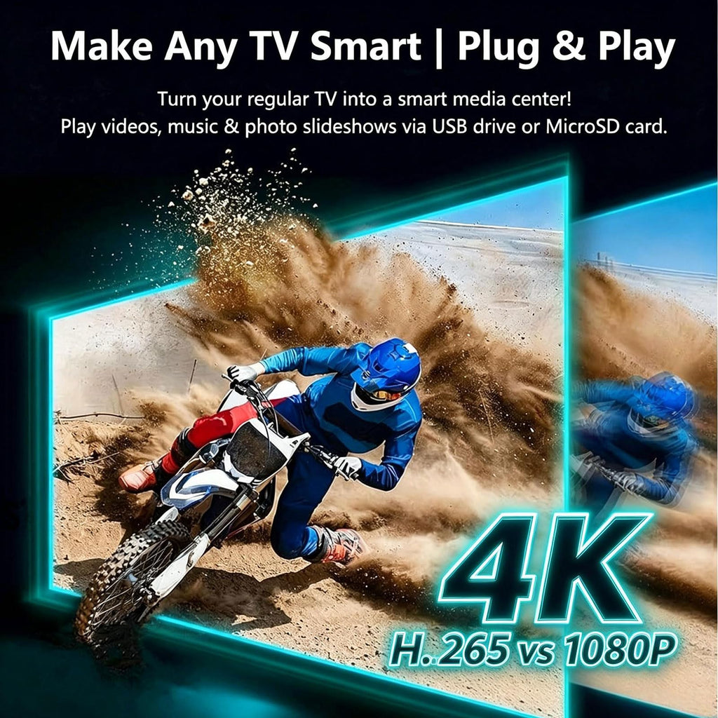 4K Full-HD USB microSD Digital Media Player I413318