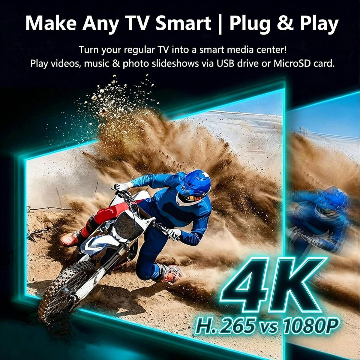 4K Full-HD USB microSD Digital Media Player I413318
