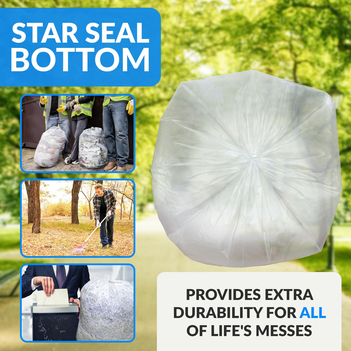 40 to 45 Gallon Heavy Duty Trash Bags A64129