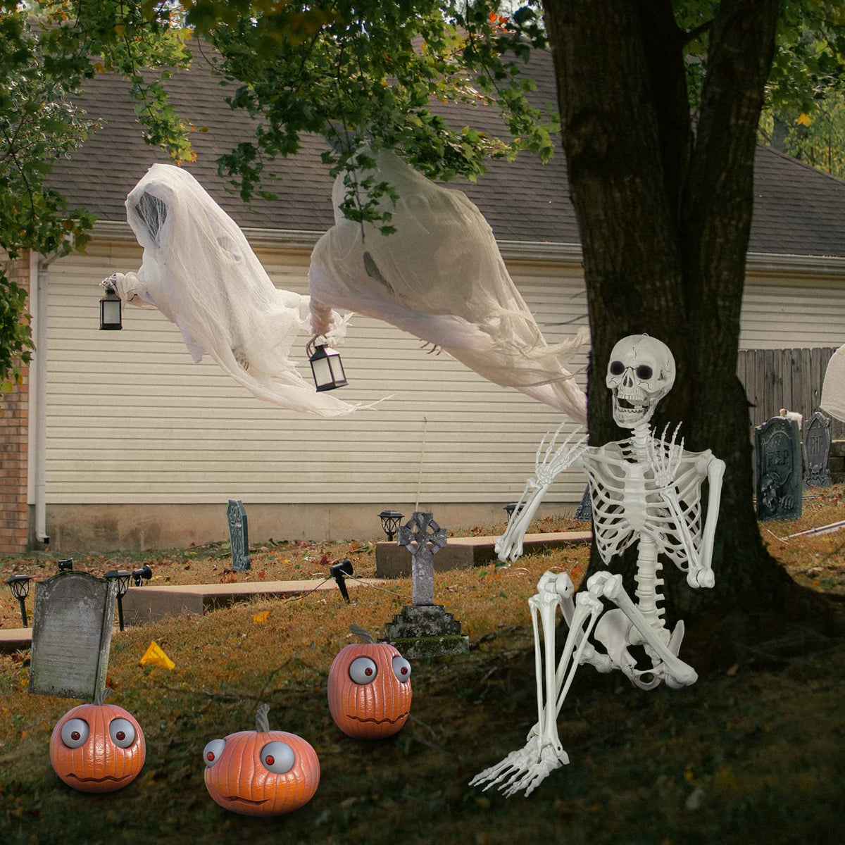 Life Size Skeleton with Posable Joints A2616
