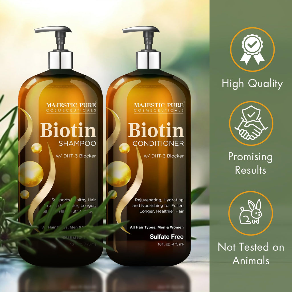 Biotin Shampoo and Conditioner Set 2x16 Fl oz V22191