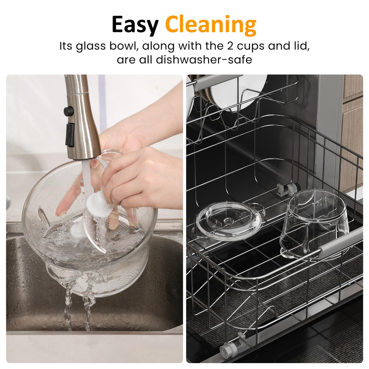 4-in-1 Electric Food Chopper & Small Food Processor F4508