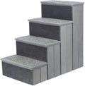 4-Step Velour Pet Stairs Y312962