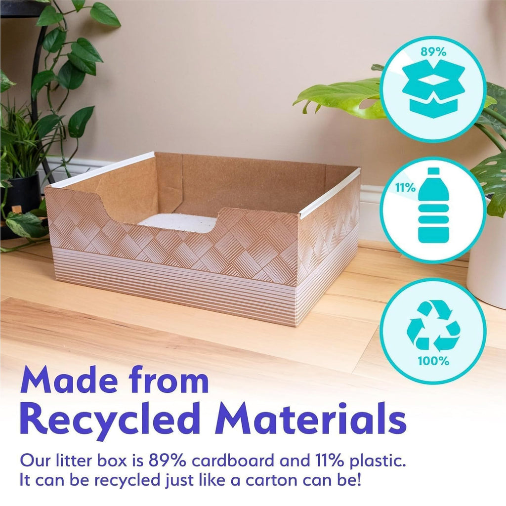 Disposable Cat Litter Box 2-Pack Y48353