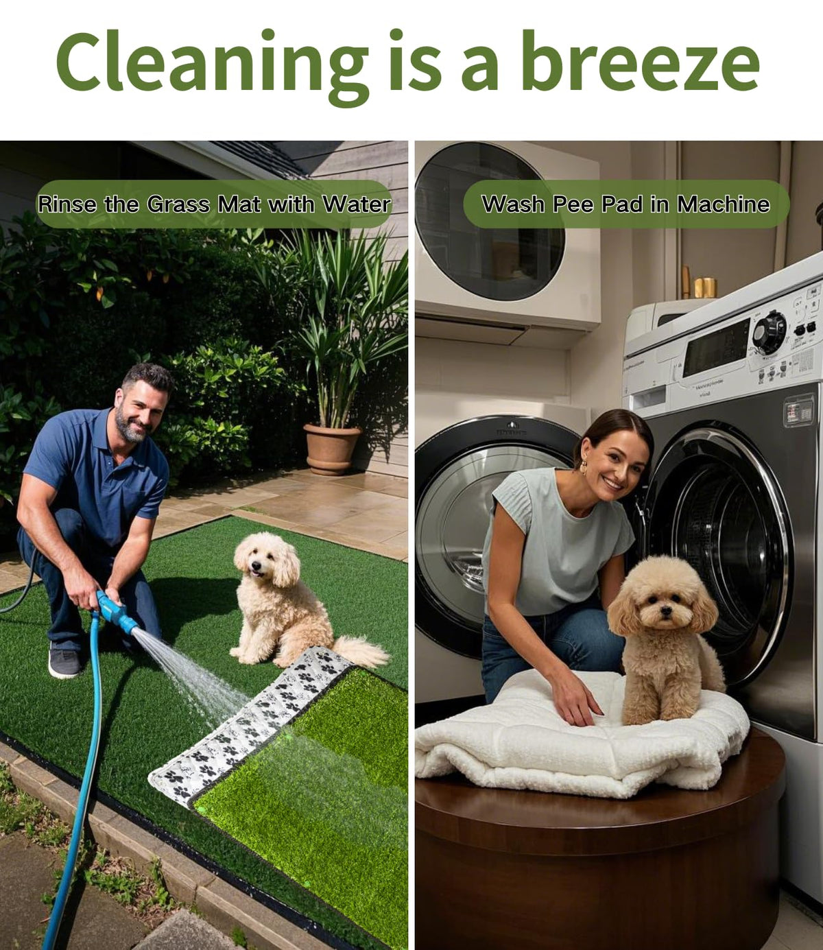 Reusable Washable Grass Pad for Dogs Y4466