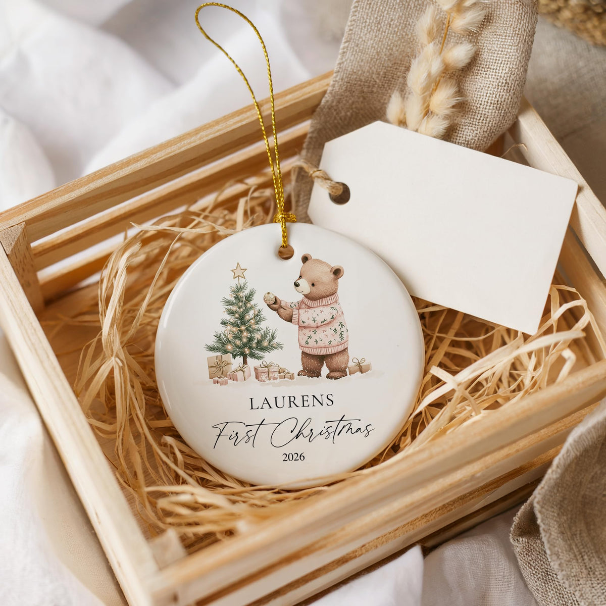 Baby's First Christmas Ornament 2026 W498