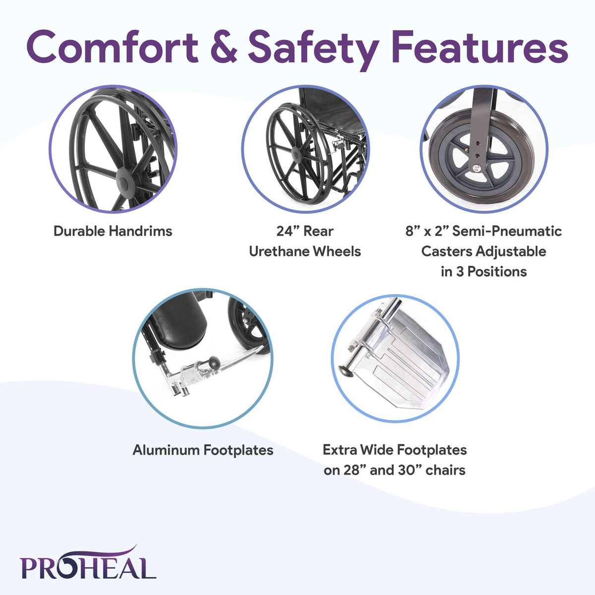 24" Heavy Duty Bariatric Wheelchair L16640